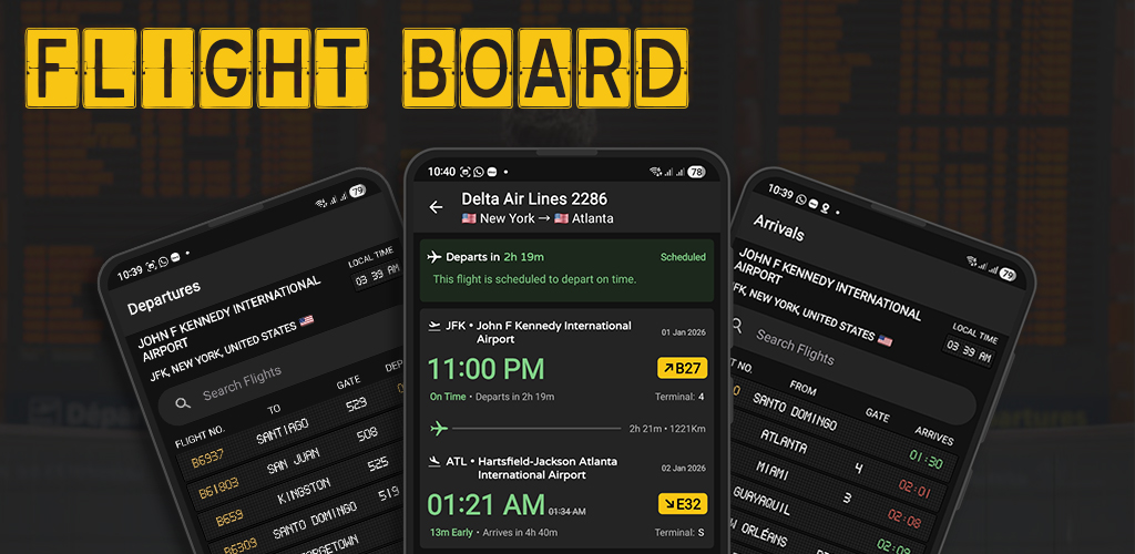 Flight Board banner